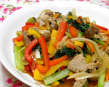 豚肉と彩り野菜のオイスターソース炒め✿作り方9写真