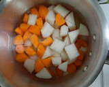 大根たっぷり☆やさしいトマト味のポトフ作り方1写真