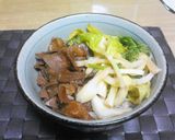 牛もつの元気丼作り方1写真