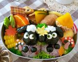 まん丸おにぎりでひつじのショーンキャラ弁作り方6写真