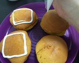 ハロウィン♬かぼちゃのミニチーズどら焼き作り方22写真