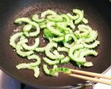 ナスとゴーヤの甘辛作り方3写真