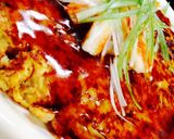 簡単だけど主役！カニ玉の甘酢あん♪作り方4写真