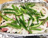 ナスと豚肉の重ね焼き トマトチーズ焼き作り方4写真