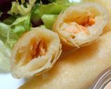 鮭とクリームポテトの春巻き作り方12写真