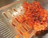 秋の味覚*いくらの醤油漬け作り方2写真