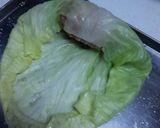 爪楊枝等を使わないロールキャベツの巻き方作り方7写真