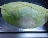 爪楊枝等を使わないロールキャベツの巻き方作り方8写真
