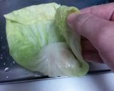 爪楊枝等を使わないロールキャベツの巻き方作り方9写真