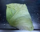 爪楊枝等を使わないロールキャベツの巻き方作り方10写真