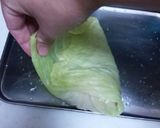 爪楊枝等を使わないロールキャベツの巻き方作り方12写真