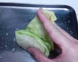 爪楊枝等を使わないロールキャベツの巻き方作り方15写真