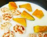 つくねとカボチャのミルク煮作り方5写真
