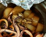 スルメイカと大根の煮物作り方6写真