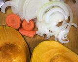 朝食カボチャのスープ FPで作り方1写真