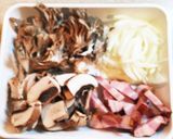 きのこバター醤油☆ワンポットパスタ作り方1写真