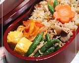 お弁当★インゲンとエノキの麺つゆ胡麻和え作り方4写真
