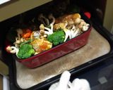 野菜&カレーチキンぎゅうぎゅう焼きグリル作り方7写真