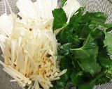 簡単！あと一品！みつばとえのきのおひたし作り方1写真