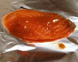 サーモン(鮭)の味噌チーズコーン包み作り方3写真