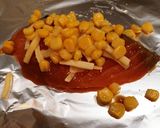 サーモン(鮭)の味噌チーズコーン包み作り方5写真