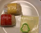 ハロウィン俵おにぎり弁当作り方3写真