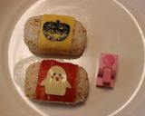 ハロウィン俵おにぎり弁当作り方4写真