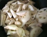 鶏手羽元肉と根菜の煮物作り方5写真