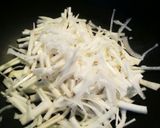 大根の皮のニンニク中華炒め作り方2写真