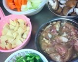 初めて作った簡単酢豚♥パインジュース使用作り方1写真