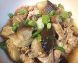 麺つゆで簡単！茄子とキノコの炒め煮♡作り方5写真