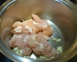 鶏キムチ汁♪作り方1写真