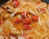 冷凍プチトマトソース旨みたっぷりパスタ♪作り方3写真
