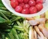 冷凍プチトマトソース旨みたっぷりパスタ♪作り方1写真