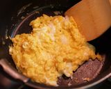 半熟卵のソーセージたっぷりオムビーフン作り方5写真