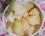タッポックムタン(닭볶음탕)鶏炒めスープ作り方2写真
