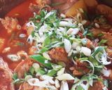 タッポックムタン(닭볶음탕)鶏炒めスープ作り方5写真