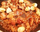 お弁当おつまみ＊鶏肉とうずらの焼鳥風炒め作り方4写真