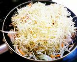 98円＊袋入カットキャベツｄｅ豚ぺい焼作り方4写真