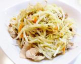 98円＊袋入カットキャベツｄｅ豚ぺい焼作り方6写真