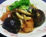 雑誌掲載 ワンパン 簡単鳥もも肉となすのみぞれ煮作り方14写真