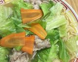 簡単・蒸し野菜をのせたラーメン作り方6写真