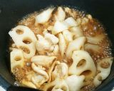 黒酢でヘルシー♪鶏蓮根のさっぱり照り焼き作り方5写真