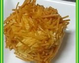 さつまいも＆そうめんのトゲ×2揚げ作り方10写真