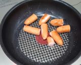 ウインナーインちくわの餃子の皮包み作り方1写真