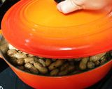 生落花生をルクルーゼで茹でよう♪作り方4写真