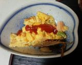 血管ダイエット食507（豆乳オムレツ）作り方3写真