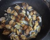 水つけパスタ アサリのスープスパゲッティ作り方5写真
