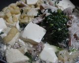 絹豆腐(冷凍)とモロヘイヤの卵とじ作り方3写真