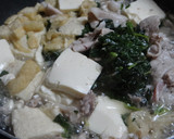 絹豆腐（冷凍）とモロヘイヤの卵とじ作り方3写真